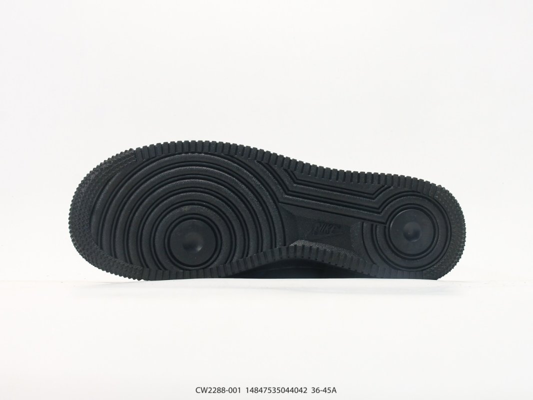 Nike Air Force 1 Low Black Royal Blue UA Replica view