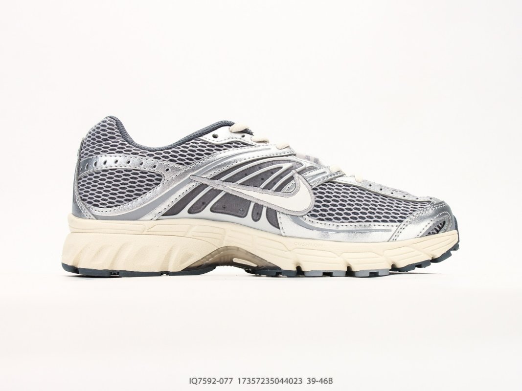 Nike Air Max Moto 2K Silver Cream Low-Top Running Shoe view