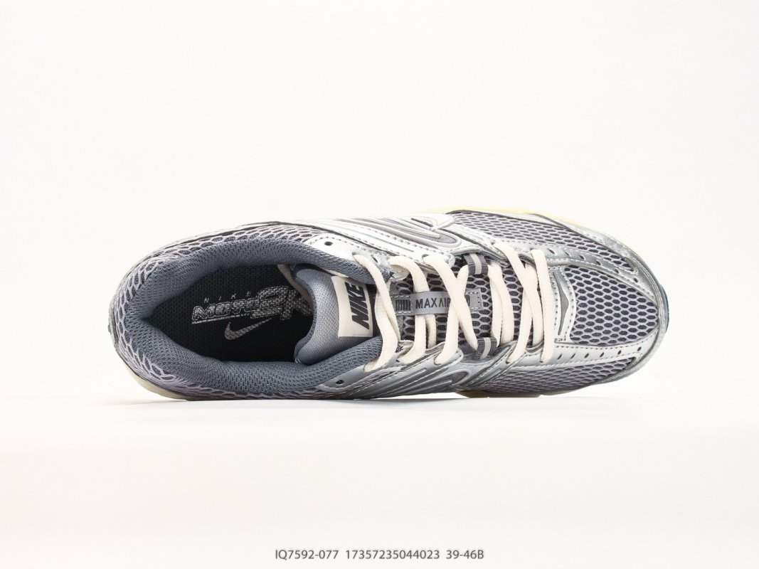 Nike Air Max Moto 2K Silver Cream Low-Top Running Shoe view