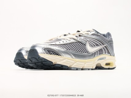 Nike Air Max Moto 2K Silver Cream Low-Top Running Shoe view 5