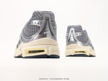 Nike Air Max Moto 2K Silver Cream Low-Top Running Shoe view 6