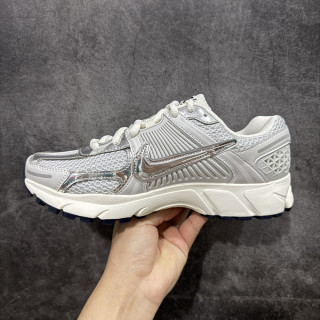 Nike Zoom Vomero 5 Grey White Retro Running Shoe view 3
