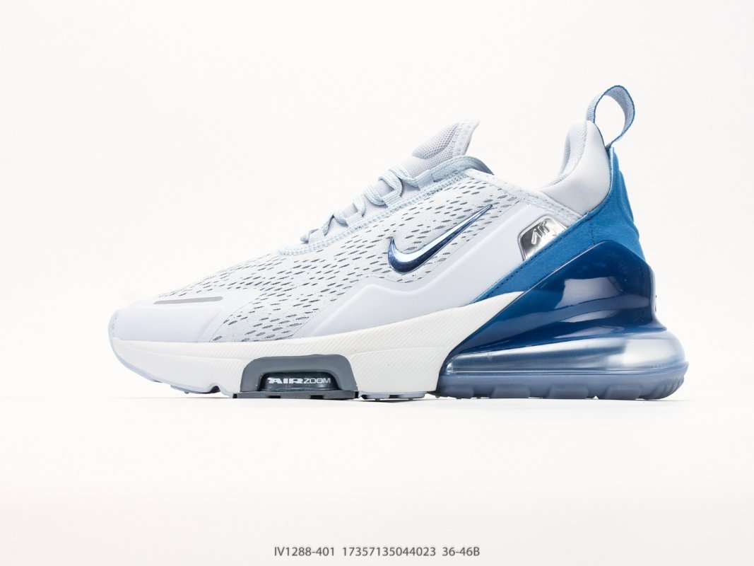 Nike Air Max 270 Premium White Blue UA Replica