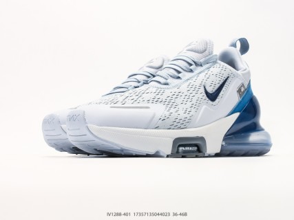 Nike Air Max 270 Premium White Blue UA Replica view 5