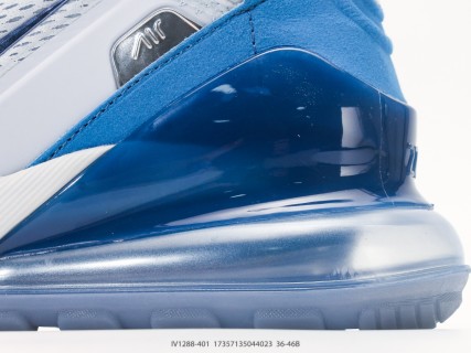 Nike Air Max 270 Premium White Blue UA Replica view 7