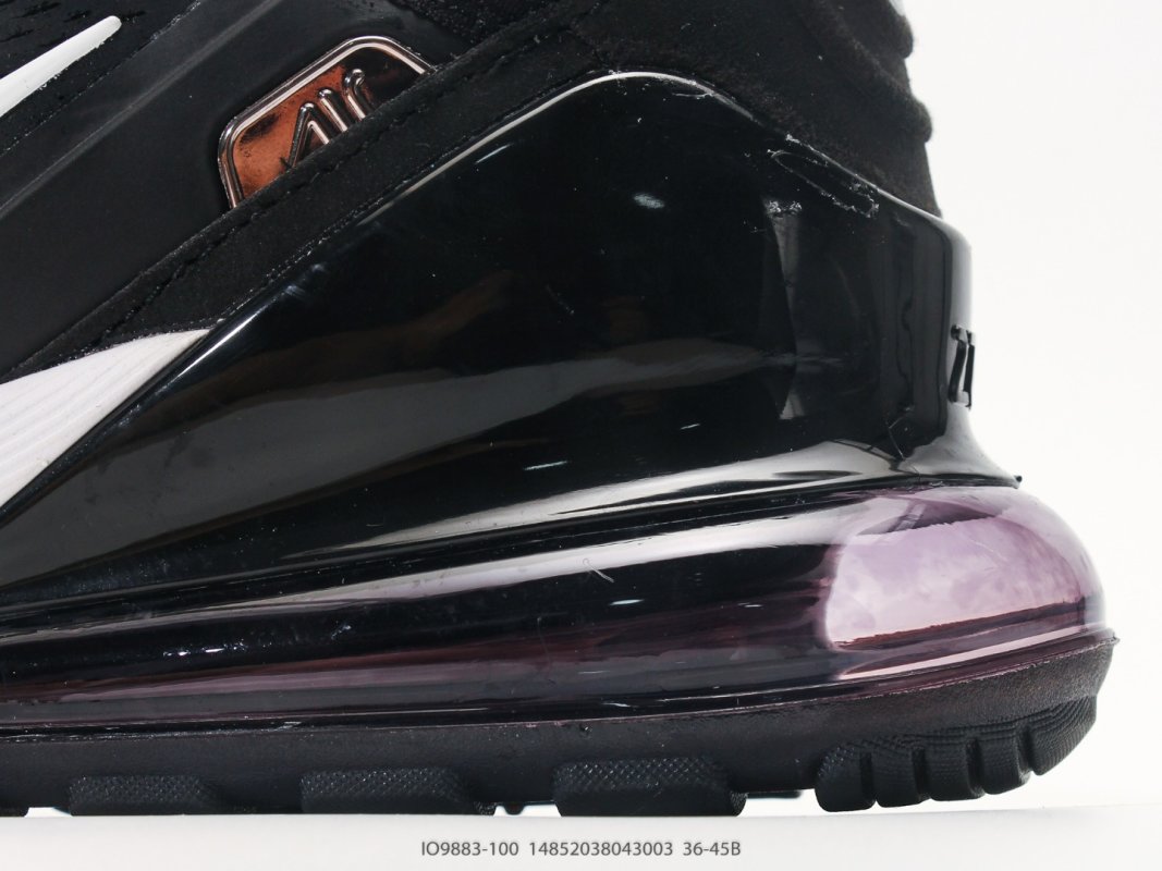 Nike Air Max 270 Flyknit Black White UA Replica view