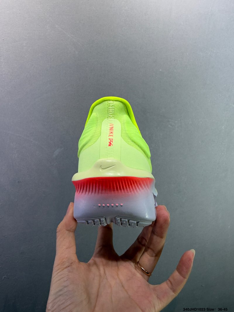 Nike ZoomX Invincible Run Flyknit 6 Volt Black White view