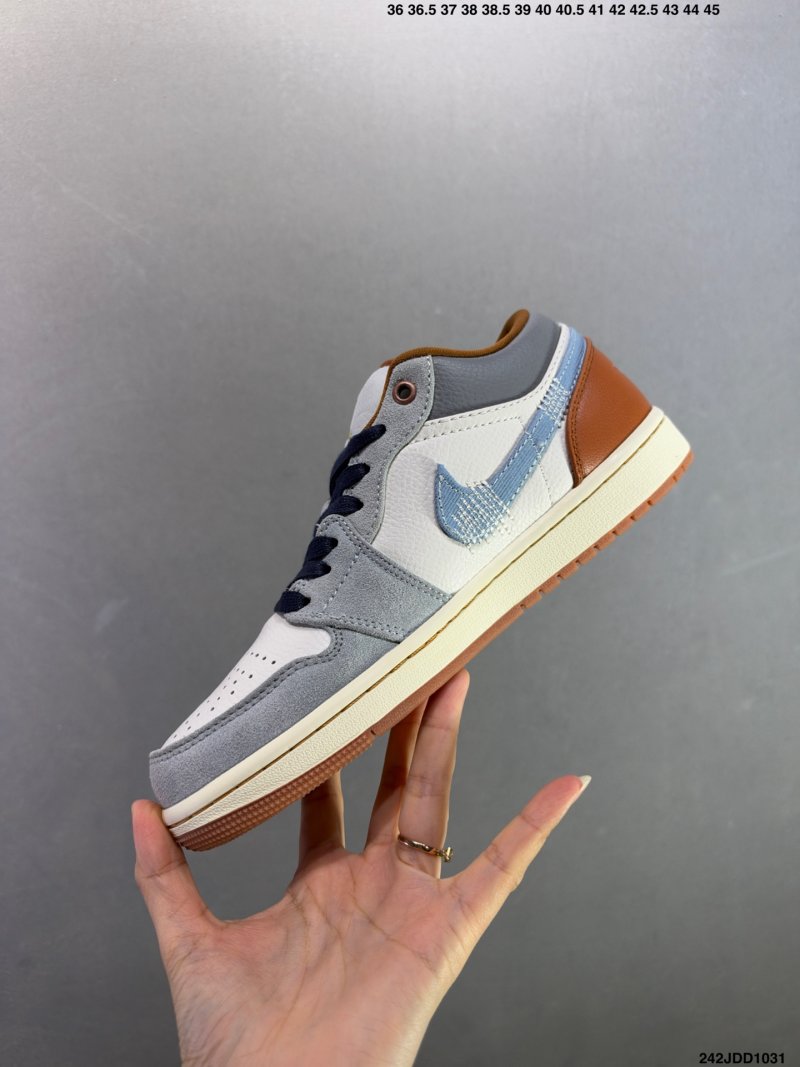 Jordan Air Jordan 1 Low Retro White Navy Rust UA Replica view