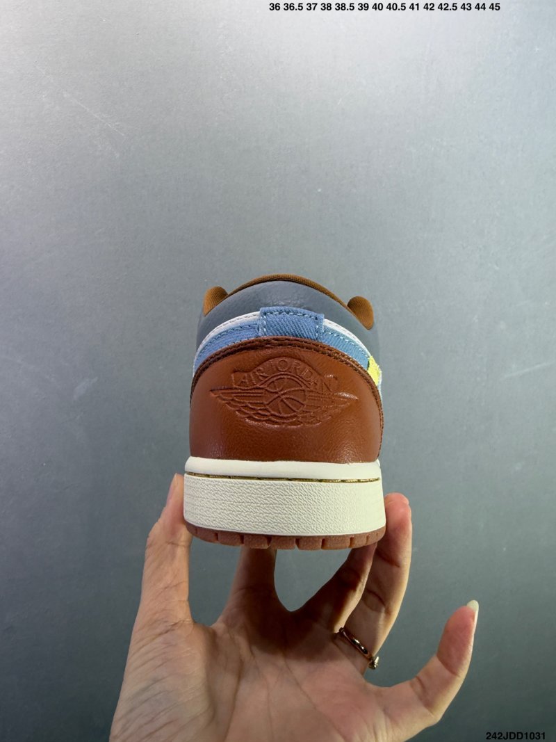 Jordan Air Jordan 1 Low Retro White Navy Rust UA Replica view