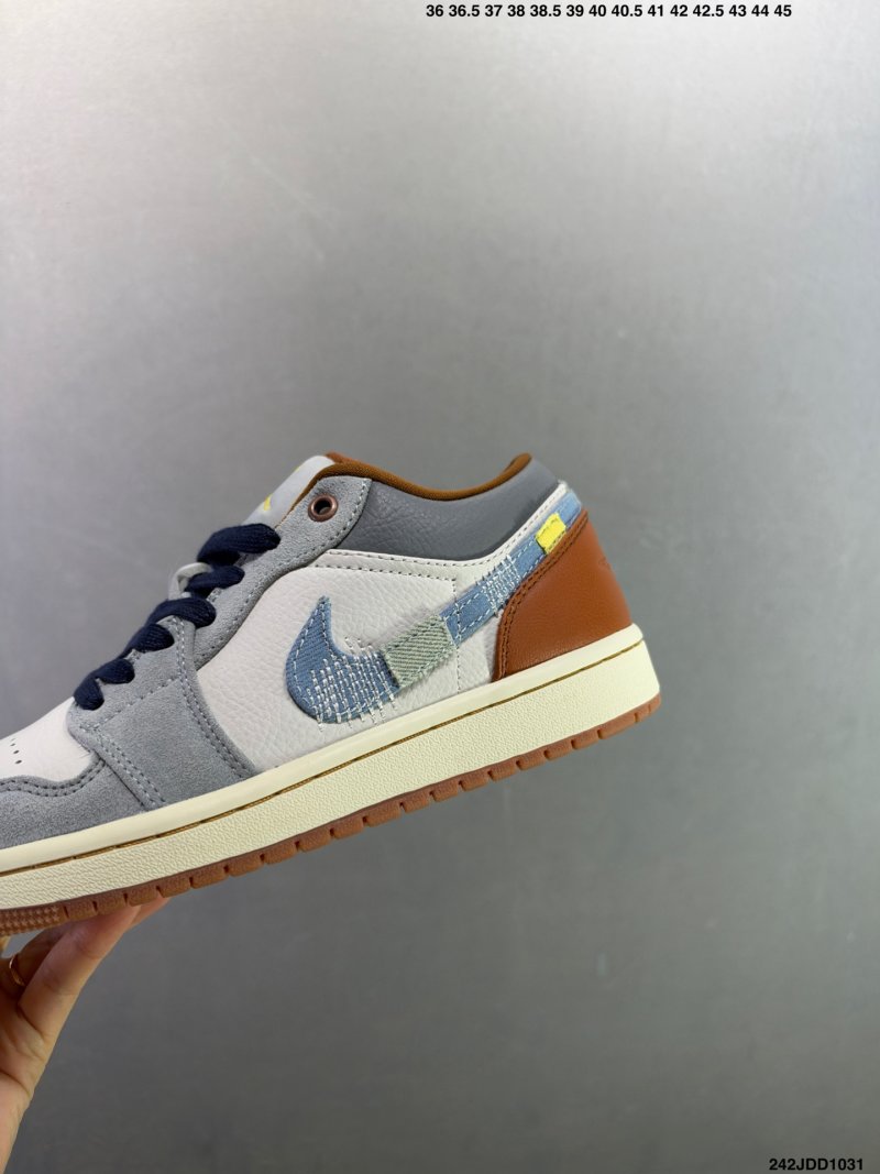Jordan Air Jordan 1 Low Retro White Navy Rust UA Replica view