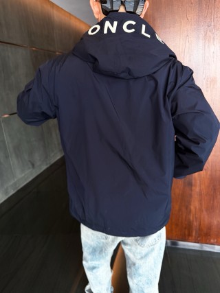 New Balance Navy Windbreaker Jacket view 6