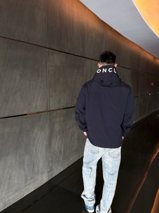 New Balance Navy Windbreaker Jacket view 9