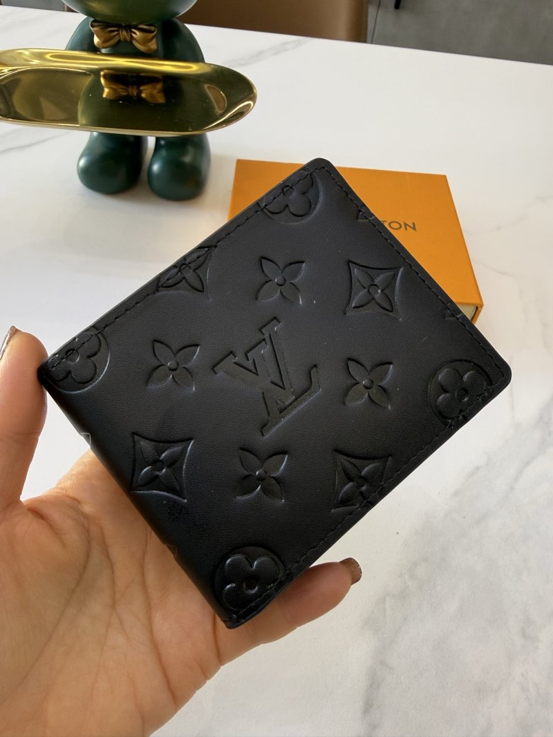 Louis Vuitton Monogram Black Leather Bifold Wallet view