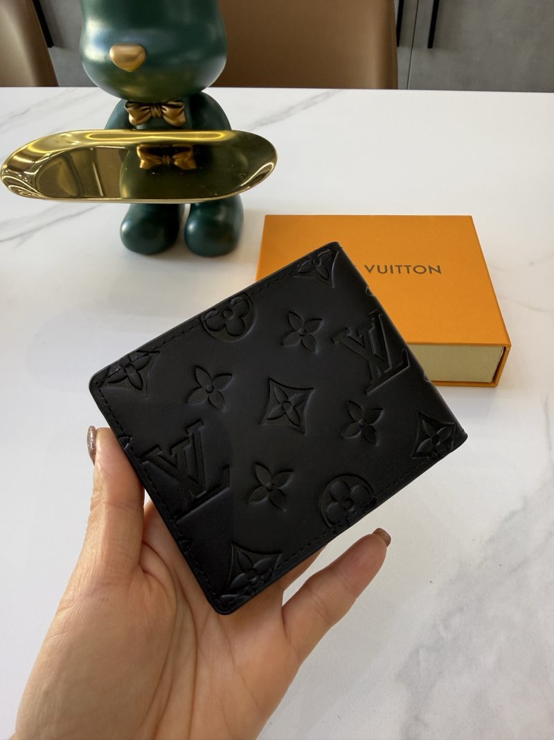 Louis Vuitton Monogram Black Leather Bifold Wallet view