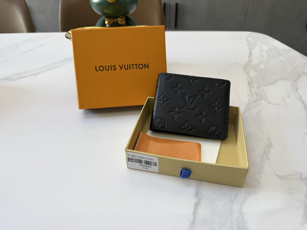 Louis Vuitton Monogram Black Leather Bifold Wallet view