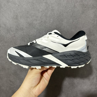 HOKA Speedgoat 7 Black White Low-Top Trail Running Shoe view 3