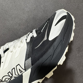 HOKA Speedgoat 7 Black White Low-Top Trail Running Shoe view 9