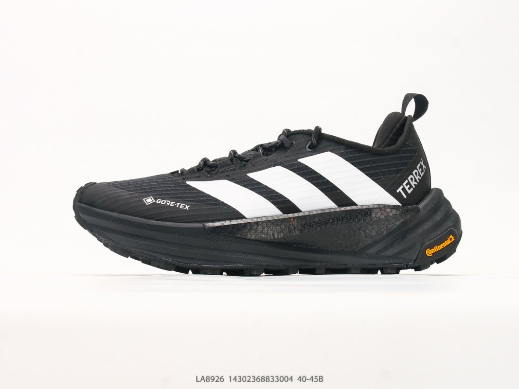 Adidas Terrex Freehiker 3 Low GTX Black White Hiking Shoe view