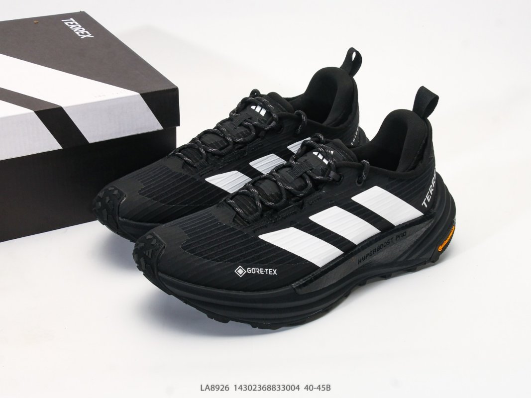 Adidas Terrex Freehiker 3 Low GTX Black White Hiking Shoe view