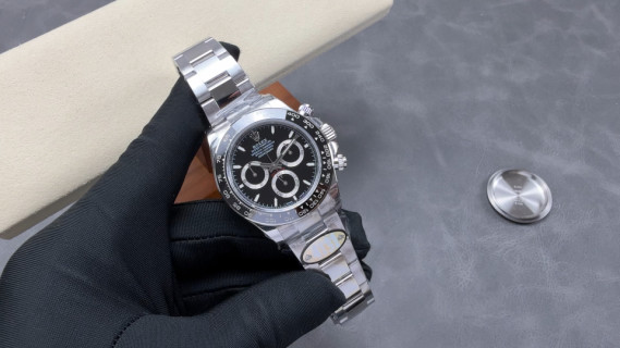 Rolex Daytona Chronograph Black Dial Steel UA Replica Watch video