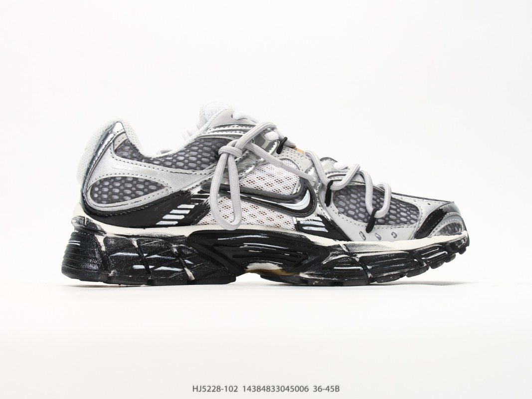 Nike V2K Run White Black Chunky Sneaker Replica view