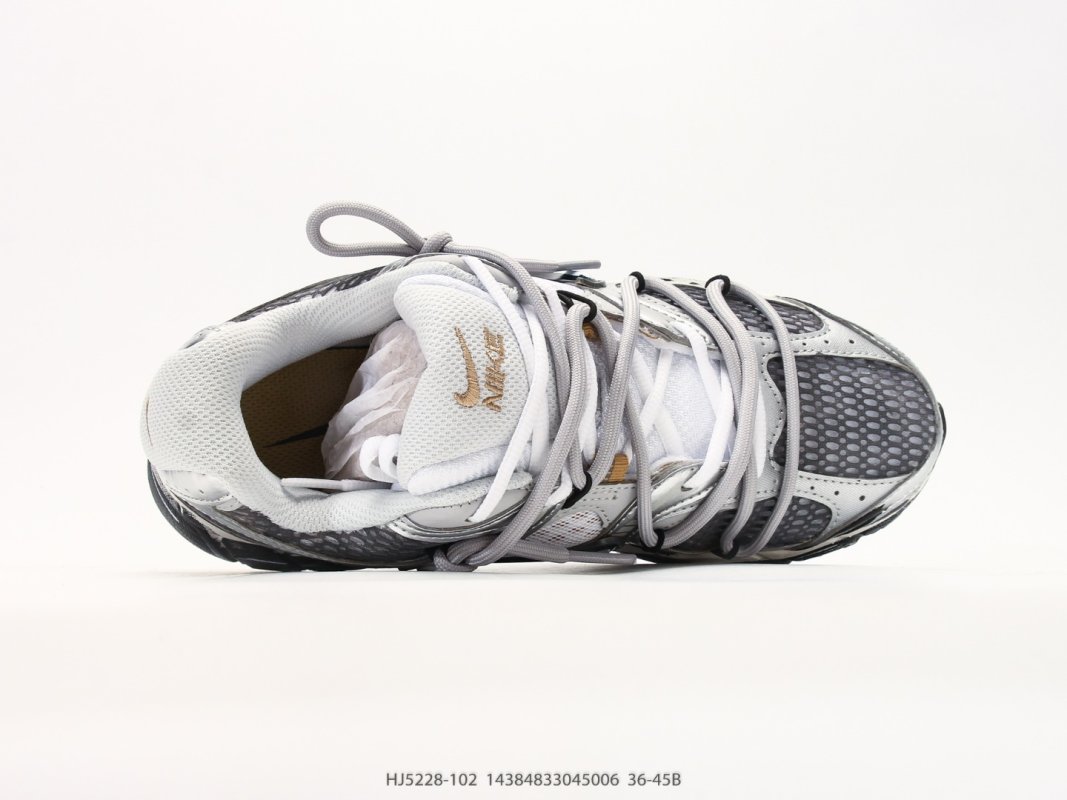 Nike V2K Run White Black Chunky Sneaker Replica view