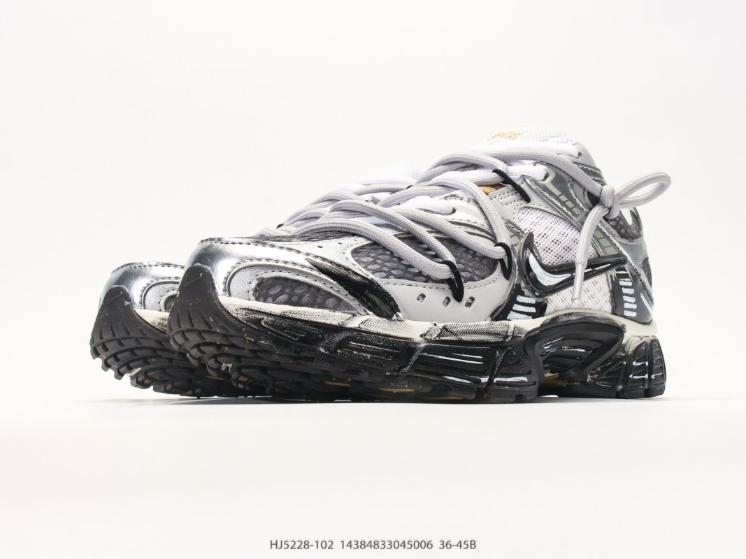 Nike V2K Run White Black Chunky Sneaker Replica view