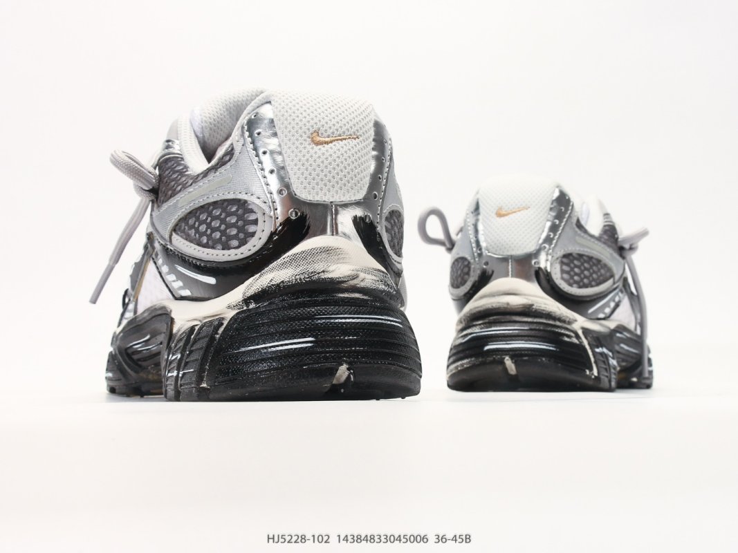 Nike V2K Run White Black Chunky Sneaker Replica view