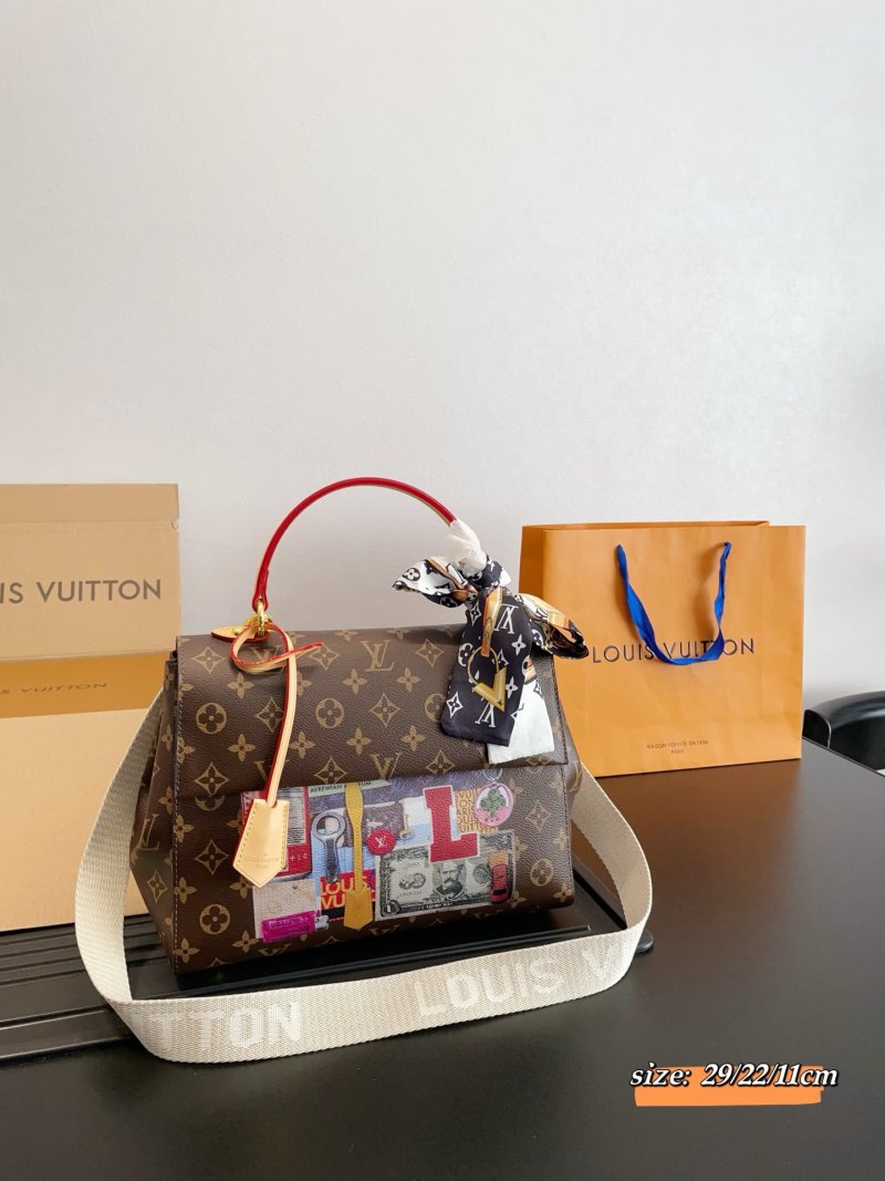 Louis Vuitton Coussin BB Monogram Handbag Beige Shoulder Strap