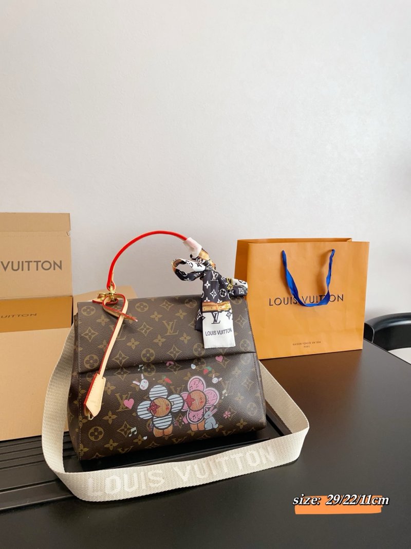 Louis Vuitton Coussin BB Monogram Handbag Beige Shoulder Strap view