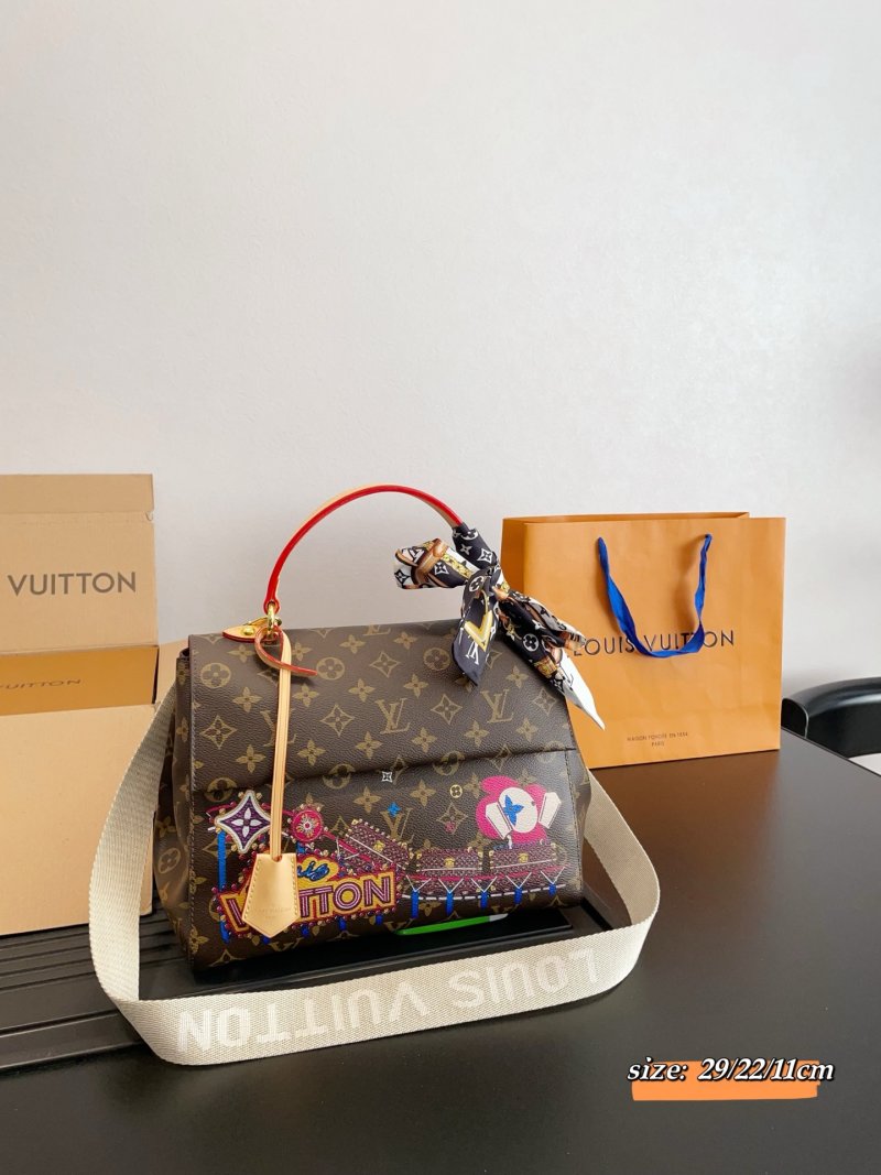 Louis Vuitton Coussin BB Monogram Handbag Beige Shoulder Strap view