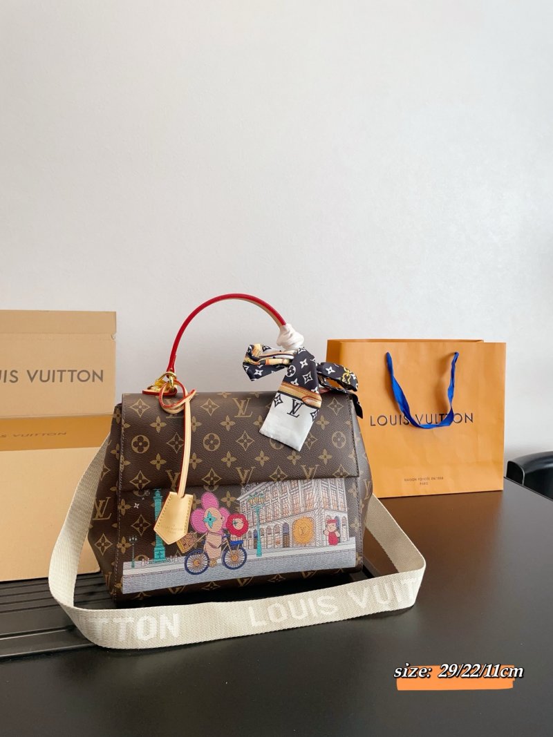 Louis Vuitton Coussin BB Monogram Handbag Beige Shoulder Strap view