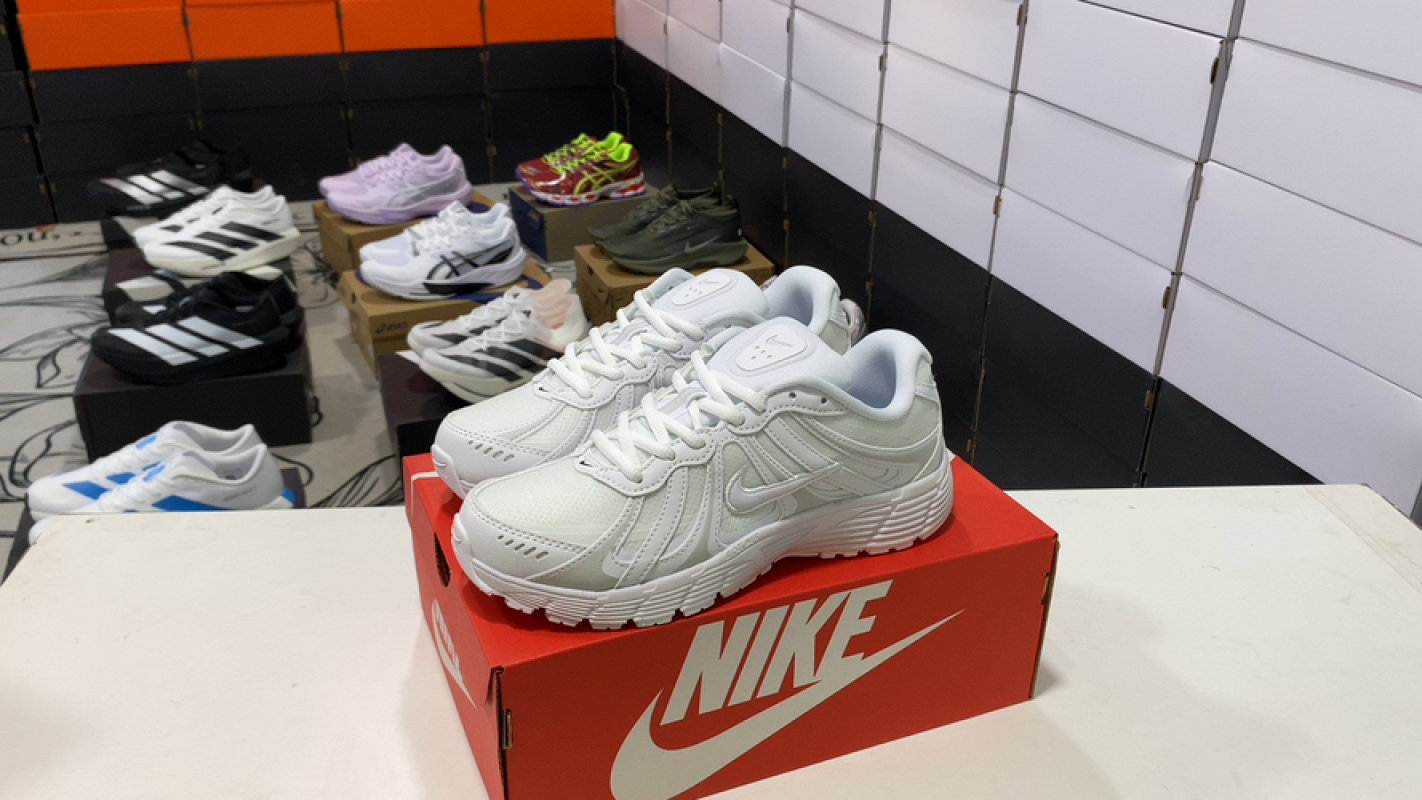 Nike P-6000 White Low-Top Casual Running Shoe