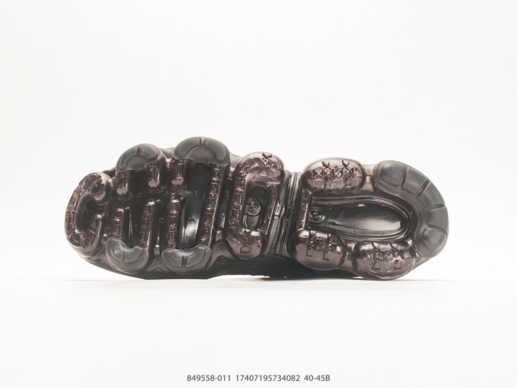Nike Air VaporMax Flyknit Black UA Replica Sneaker view