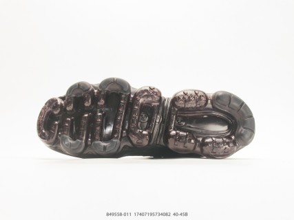 Nike Air VaporMax Flyknit Black UA Replica Sneaker view 4
