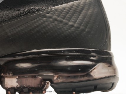 Nike Air VaporMax Flyknit Black UA Replica Sneaker view 7