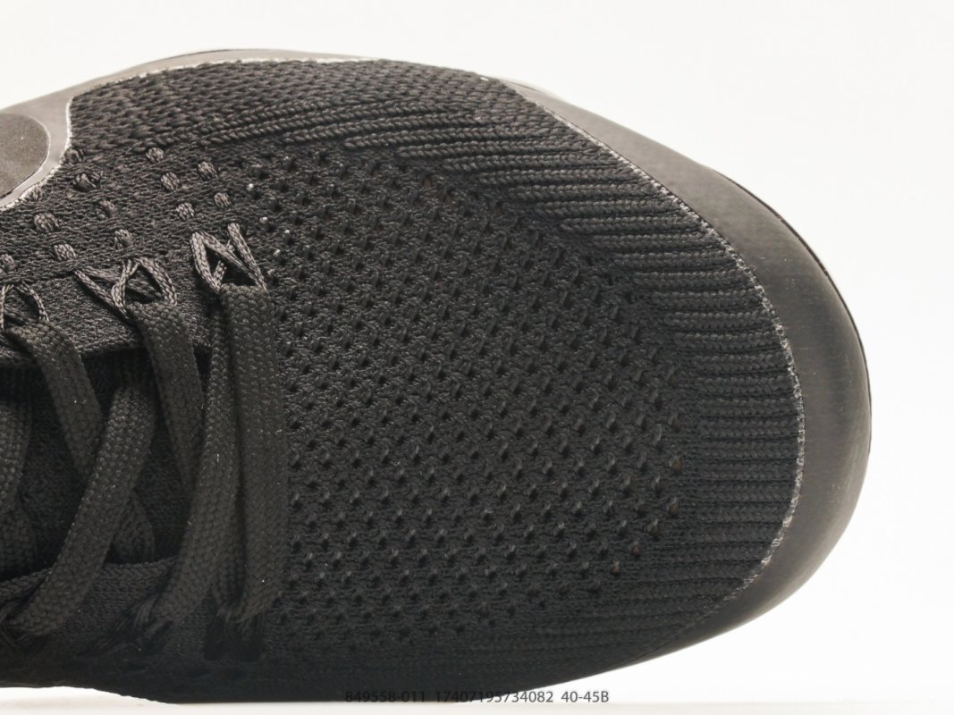 Nike Air VaporMax Flyknit Black UA Replica Sneaker view