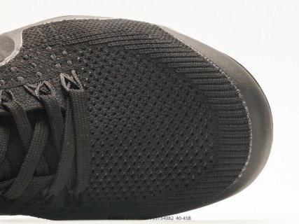 Nike Air VaporMax Flyknit Black UA Replica Sneaker view 8