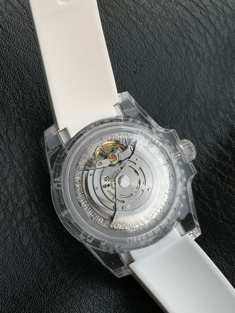 Rolex Submariner PhantomLab Sapphire Crystal Blue Dial White 40mm UA Rep view