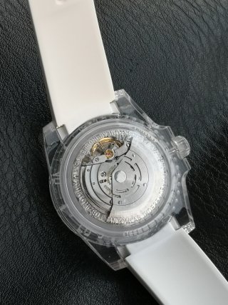 Rolex Submariner PhantomLab Sapphire Crystal Blue Dial White 40mm UA Rep view 9