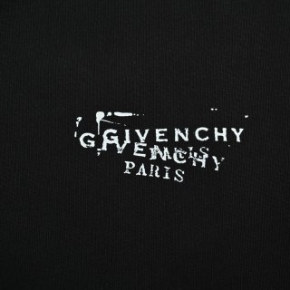 Givenchy Distressed Logo Print Black T-Shirt view 11