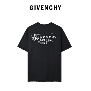 Givenchy Distressed Logo Print Black T-Shirt view 2