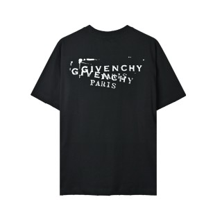 Givenchy Distressed Logo Print Black T-Shirt view 4