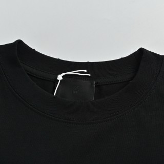 Givenchy Distressed Logo Print Black T-Shirt view 5