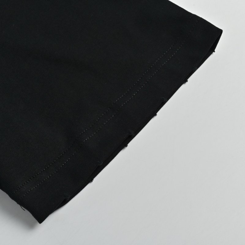Givenchy Distressed Logo Print Black T-Shirt view
