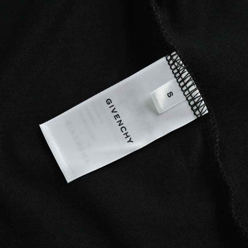Givenchy Distressed Logo Print Black T-Shirt view