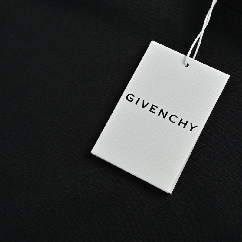 Givenchy Distressed Logo Print Black T-Shirt view