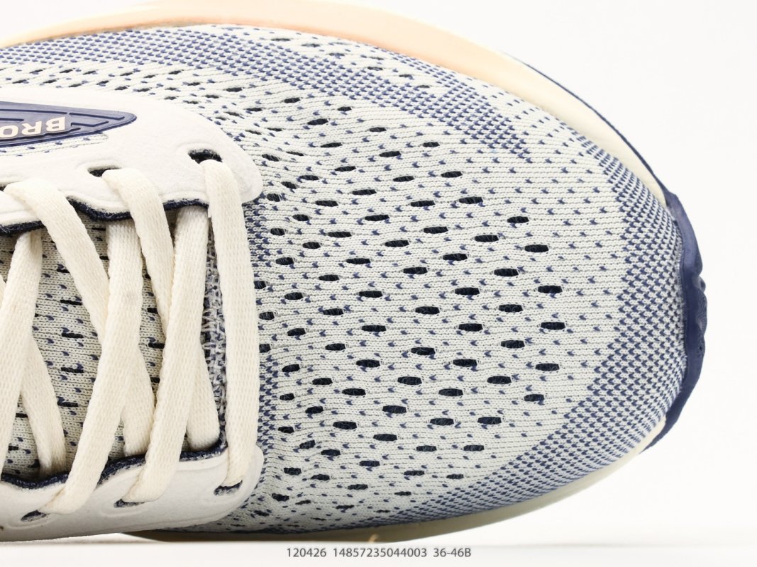Brooks Adrenaline GTS 24 White Navy Running Shoe view