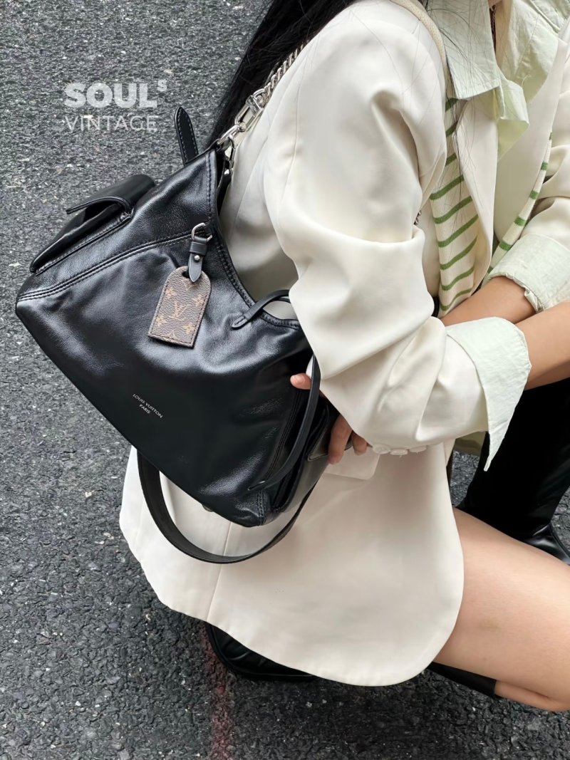 Louis Vuitton Carryall Black Tote Bag Replica
