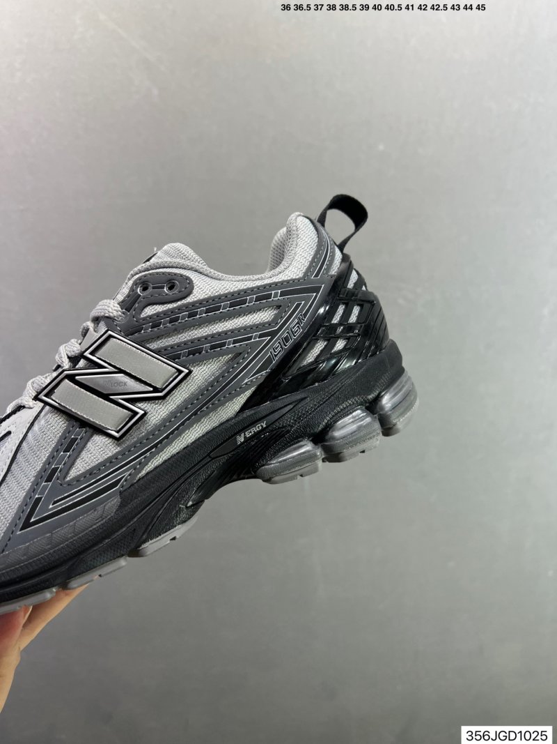New Balance 1906A Grey Black Low-Top Deconstructed Running Shoe view